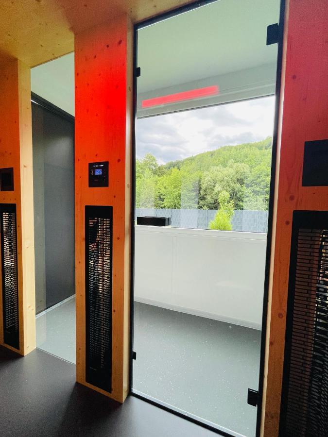 Voralpen Lodge - Ferienhaus Mit Gym & Wellnessbereich Traisen Extérieur photo