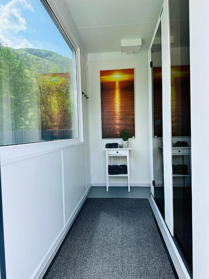 Voralpen Lodge - Ferienhaus Mit Gym & Wellnessbereich Traisen Extérieur photo